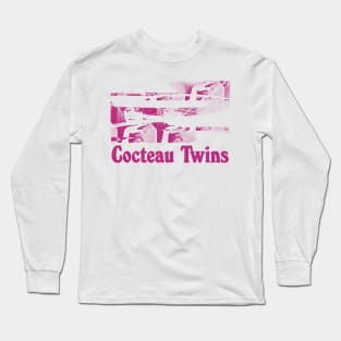 Cocteau Twins / 80s Styled Aesthetic Design Long Sleeve T-Shirt